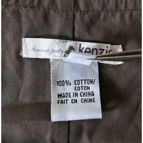 Kenzie Women’s Size 8 100% Cotton Ditzy Floral Print Sequin Ruffled Double Hem - Picture 7 of 7